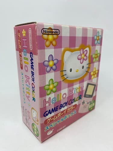 Nintendo Game Boy Color Hello Kitty Special Box Pink JP Version CIB Complete — photo 6