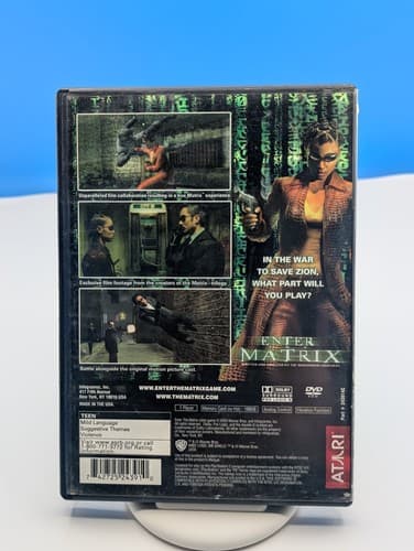 Enter the Matrix PS2 CIB Sony PlayStation 2 Complete with Manual / Black Label — photo 2