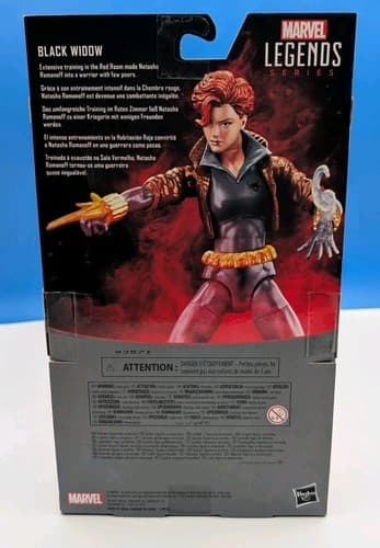 Marvel Legends Black Widow 6” Grey Suit Walmart Exclusive SEALED Box — photo 2