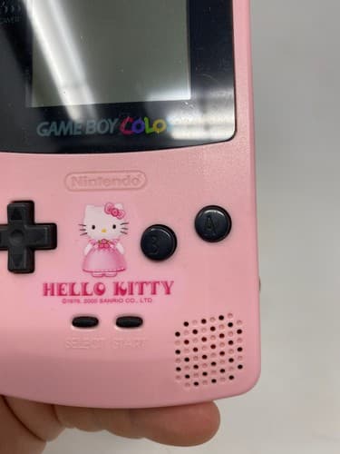Excellent GAMEBOY Color Hello Kitty Pink Handheld Console Tested Working — photo 6