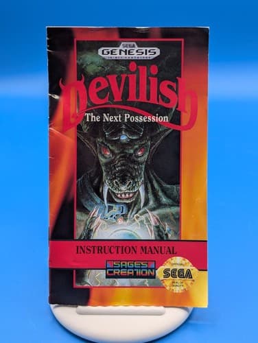 Devilish (Sega Genesis) Complete CIB, Tested And Working — photo 4