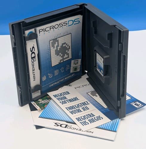 Picross (Nintendo DS, 2007) COMPLETE Manual Case Tested — photo 3