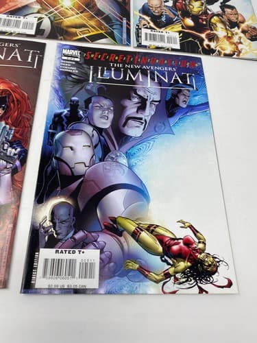 Marvel Comics New Avengers: Illuminati #1 2 3 4 5 NM Complete 1-5 Series 2007 — photo 6