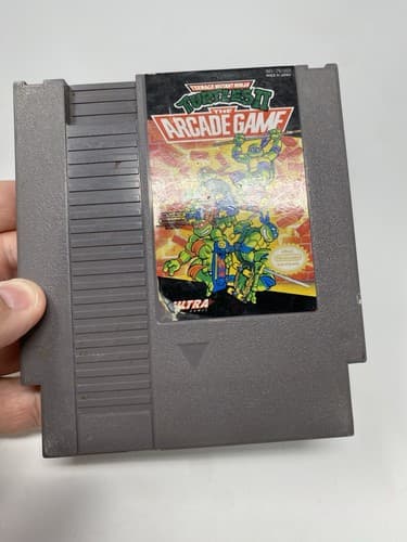Teenage Mutant Ninja Turtles II: The Arcade Game (Nintendo NES, 1990) Game Only — photo 4