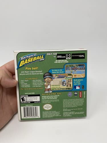 Backyard Baseball (Nintendo Game Boy Advance, 2004) Box Manual Inserts Poster — photo 5