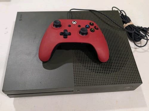 Microsoft Xbox One S 1TB Console 1681 Military Green - Tested Working — photo 2