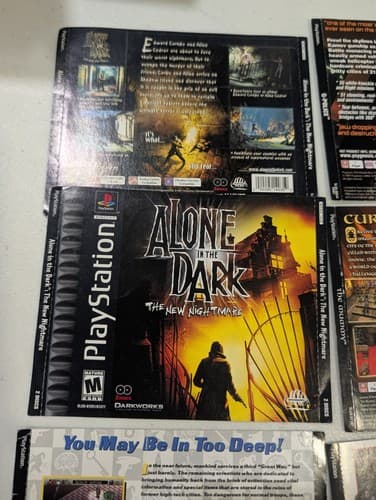 Lot of 9 PS1 Case Artworks - Alone In The Dark, Darkstone, Casper, The Mummy — photo 3