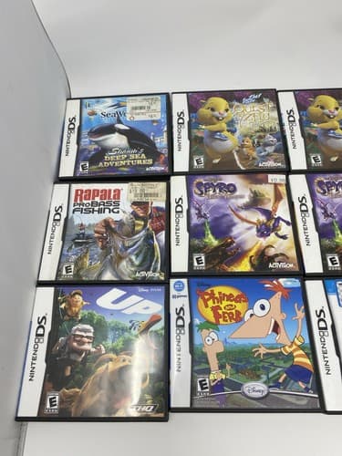 Nintendo DS Game Case Only Lot of 25 Rayman Spyro Christmas Carol Up Plants Kung — photo 4