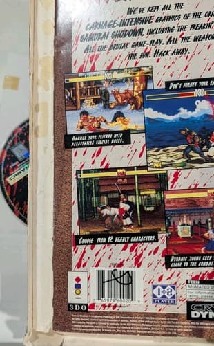 Samurai Shodown 3DO Interactive Multiplayer (1993) Crystal Dynamics Please Read — photo 6