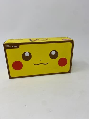 BOX ONLY Pikachu Nintendo 2DS XL, Pokemon Limited Edition, See Pictures