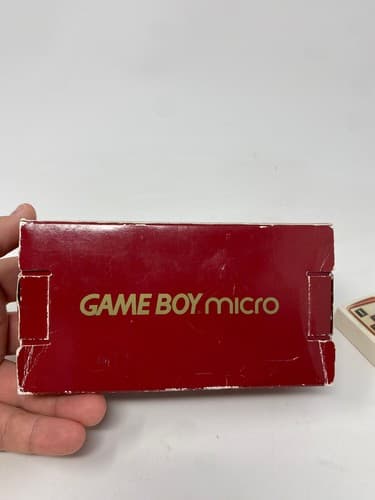 Nintendo Game Boy Micro Famicom Edition Complete in Box CIB w/ Notepad & Game — photo 9