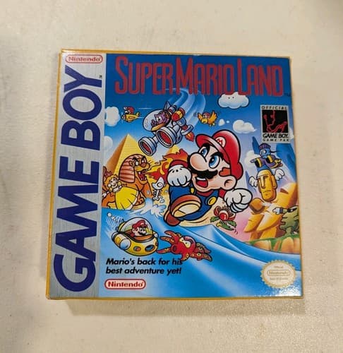 Super Mario Land Complete In Box CIB Green Screens Nintendo Game Boy