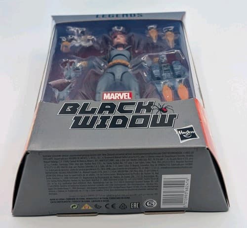 Marvel Legends Black Widow 6” Grey Suit Walmart Exclusive SEALED Box — photo 6