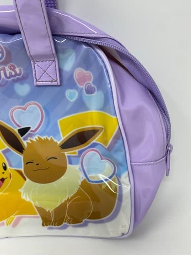 Pokemon Mew Pikachu Eevee Purple Boston Swim Bag Beach Tote Limited Pocket Mon — photo 4