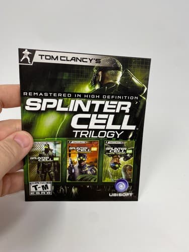 Splinter Cell Trilogy - PS3 - Manual Only **NO GAME!