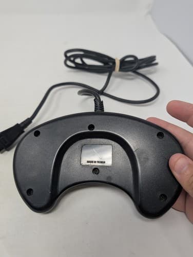 Sega Genesis Controller Wired Black With Red And Blue Buttons, Tested — photo 5