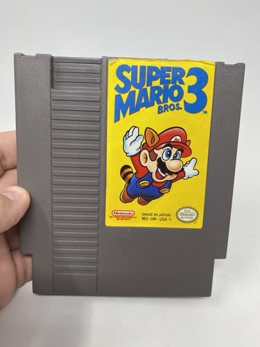 NES Super Mario Bros. 3 Bros. Nintendo Game Tested & Working