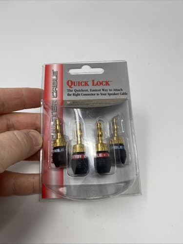 Quick Lock Monster Cable MONSTER TIP 4 Pack 158471 gold contact — photo 2