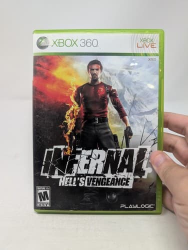 Infernal Case And Manual Only Xbox 360 - No Game