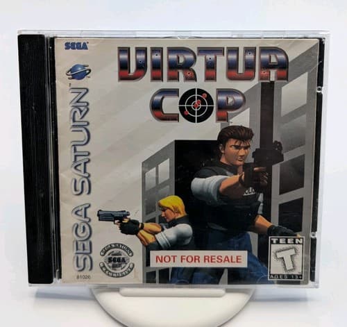 Virtua Cop (Sega Saturn) Tested Disc And Manual Only, Tested & Working