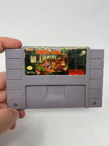 Donkey Kong Country (Super Nintendo SNES) Cart Only - Tested - Fast Shipping