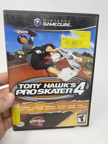 Tony Hawk's Pro Skater 4 (Nintendo GameCube, 2002) No Manual Black Label
