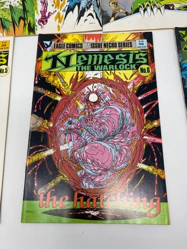 Nemesis The Warlock #1 - 7 Complete Set Necro Series Books Set 1984 Eagle Comics — photo 7
