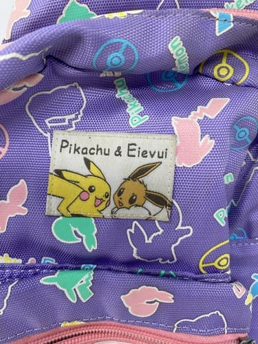 Pokemon Crossbody Sling Backpack Purple Pikachu Eevee Pocket Monsters Eievui — photo 2