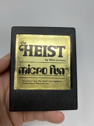 The Heist: Micro Fun (Colecovision, 1983) CART ONLY Authentic — photo 2