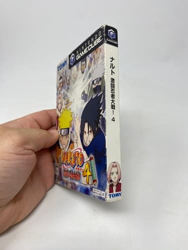 TOMY Naruto 4 Nintendo GameCube Fighting Anime NTSC-J No Manual Included 2005 — photo 2