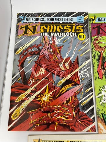 Nemesis The Warlock #1 - 7 Complete Set Necro Series Books Set 1984 Eagle Comics — photo 2