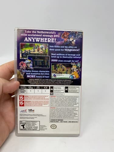 Disgaea 5 Complete Nintendo Switch CIB Tested Working Strategy JRPG NIS America — photo 5