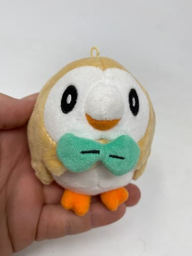 Pokémon Center Mokoko Rowlet Plush Keychain LE LImited Plushie Rare