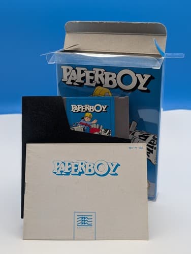 Paperboy (Mindscape, 1988) NES Game w/ Box & Manual ~ Tested & Working — photo 4