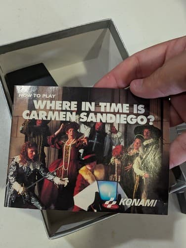 Where in Time is Carmen Sandiego Nintendo NES Box Manual Tested, No Encyclopedia — photo 8