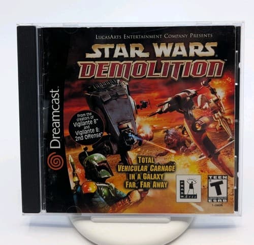 Star Wars Demolition Sega Dreamcast Disc & Manual - Tested And Working