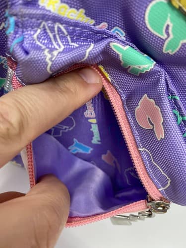 Pokemon Crossbody Sling Backpack Purple Pikachu Eevee Pocket Monsters Eievui — photo 4