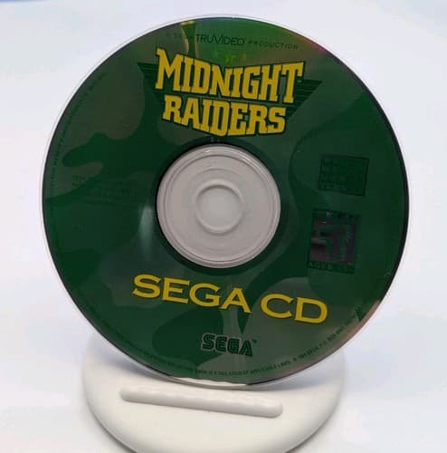Midnight Raiders (Sega CD, 1994) Working Game & Manual Only — photo 4