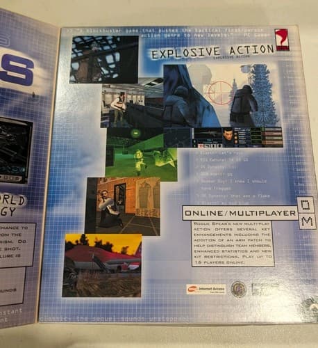 Tom Clancy’s Rainbow Six Rogue Spear Big Box PC Game w/ Quick Guide & Manual — photo 2