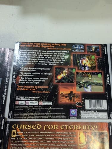 Lot of 9 PS1 Case Artworks - Alone In The Dark, Darkstone, Casper, The Mummy — photo 7