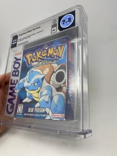 PSA 7.5 A+ Pokemon Blue Version Nintendo Game Boy First Print Red Text Sandshrew — photo 6