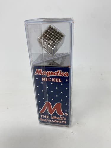 Magnetica Nickel Magnetic Ball Sphere Construction Set w/ Storage Case