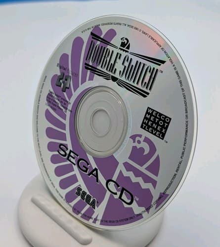 Double Switch (Sega CD, 1993) Game Disc and Manual Only, Tested — photo 5