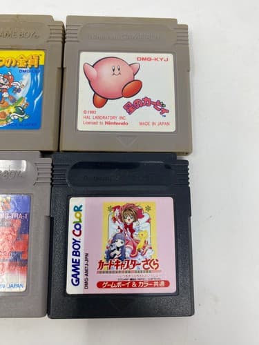 Nintendo Game Boy Japanese Game Lot 4 Cartridges Mario Kirby Tetris Japan JP — photo 3