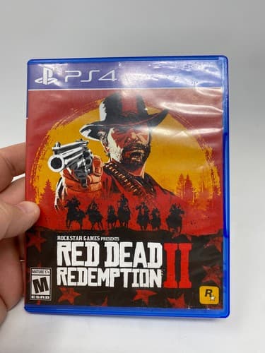 Red Dead Redemption 2 (PlayStation 4 PS4) Complete w Map Tested Rockstar Western — photo 2