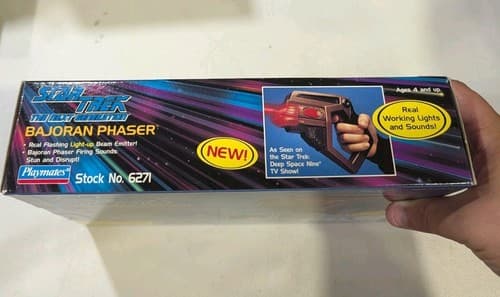NOS Playmates 6271 Star Trek The Next Generation Bajoran Phaser 1995 — photo 8