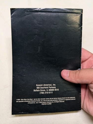 Biker Mice From Mars SNES Super Nintendo Instruction Manual Only Authentic — photo 4