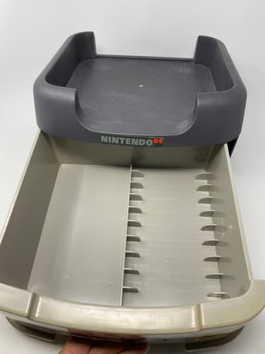 Nintendo 64 N64 System Storage Rack Console Stand Rolling Cabinet Mario Japan — photo 6