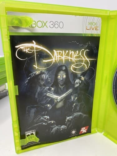 The Darkness Xbox 360 2007 M Rated Game 2K NTSC Complete Case Manual — photo 9