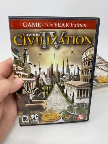Sid Meier's Civilization IV PC CD-ROM Complete CIB Tested Working — photo 8